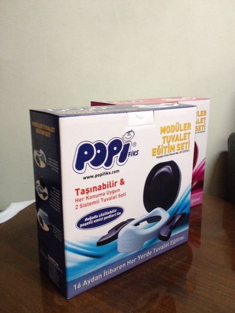 PopiFiks Moduler Tuvalet Seti - Mavi